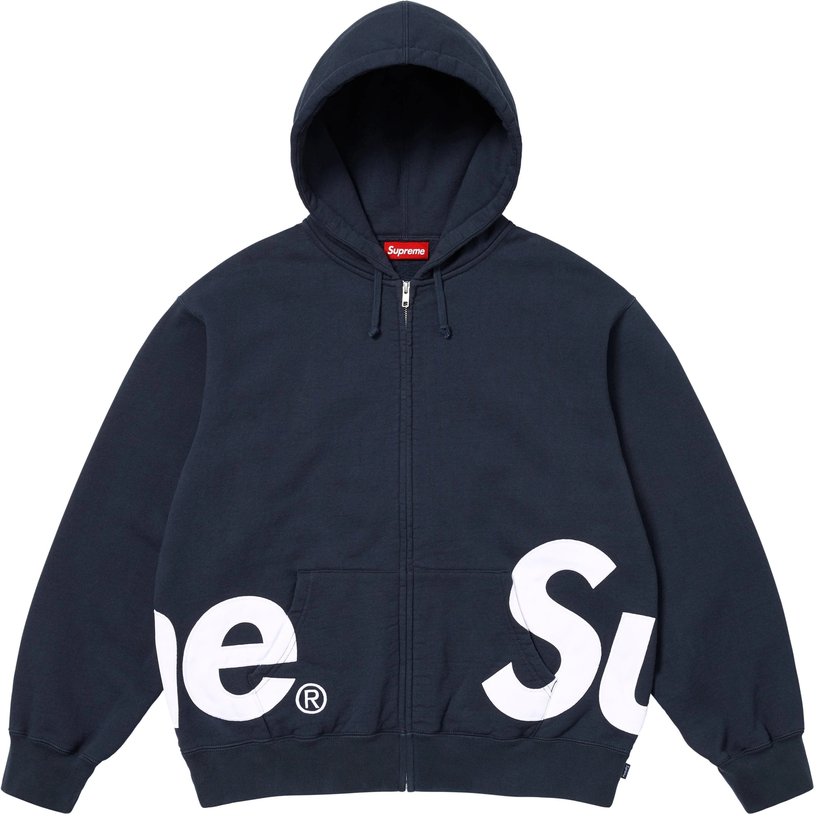 Big Logo Zip Up Hooded Sweatshirt view 16